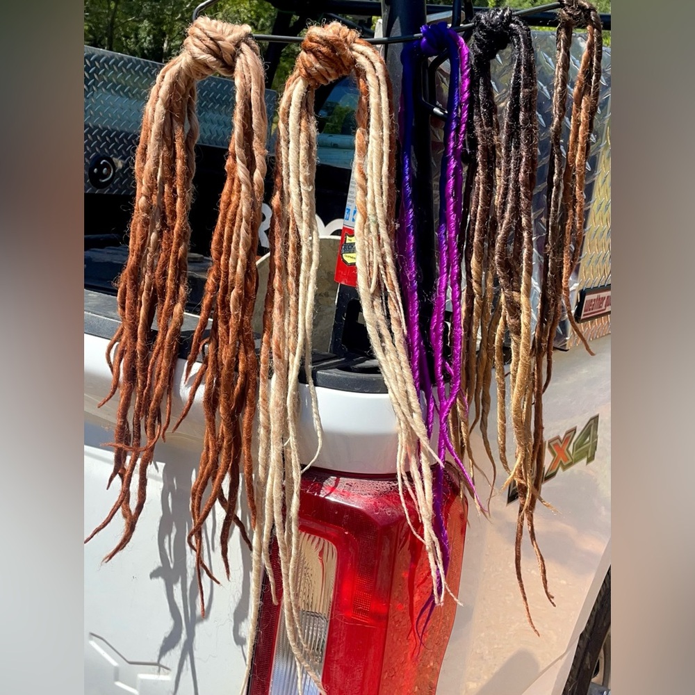 I am selling my whole lot of dreadfulHippie dreads.